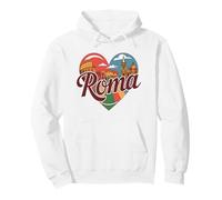 Roma Italy T-Shirt Souvenir de Voyage Motif cœur Sweat à Capuche
