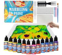 ROMA KITS - Peinture à l'eau marbrée, un kit d'activités manuelles et de peinture, le cadeau parfait pour les enfants à partir de 6 ans. Amusez-vous tout en stimulant leur créativité.