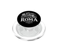 Roma Lazio Italia Cityscape Gravure sur Bois PopSockets PopGrip pour MagSafe