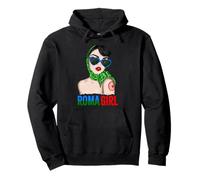 Roma Traveller Girl - Romani Flag Proud Womens Sweat à Capuche