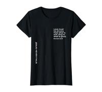 Romains 12, 9, Love Must Be Sincere, Hate Evil, Christian T-Shirt Graphique avec Valeur