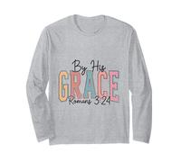 Romains 3:24 Écriture Divine Favor Design Manche Longue