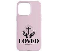Romains 5:8 Loved Bible Verse Christian Coque pour iPhone 15 Pro Max