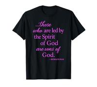 Romains 8 14 Those Who are LED by The Spirit Écriture Bible T-Shirt