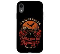 Romains 8:31 Who Can Be Against Us Bible Faith Coque pour iPhone XR