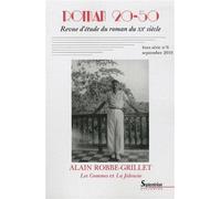 Roman 20-50, hors série n°6/septembre 2010 Alain Robbe-Grillet, Les Gommes et La Jalousie - PU Septentrion - Roman 20-50 - broché - Revue