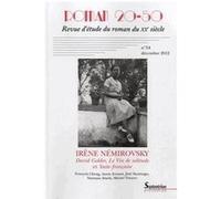 ROMAN 20-50 N 54/DECEMBRE 2012: IRENE NEMIROVSKY : DAVID GOLDER, LE VIN DE SOLITUDE ET SUITE FRANCAISE
