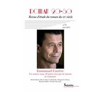 Roman 20-50 N° 57, Juin 2014 - Emmanuel Carrère - Un Roman Russe, D'autres Vies Que La Mienne Et Limonov