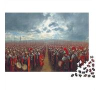 Roman and Carthaginian for Bataille 1000 Pièces Puzzle pour Adultes Bataille Décoration Moderne Idée Cadeau Puzzle De Qualité Supérieure Cadeau Unique Design Unique Challenge 1000pcs (75x50cm)
