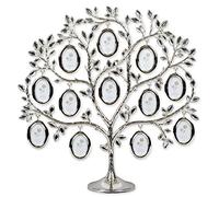 Roman Arbre généalogique élégant 30,5 x 30,5 cm en métal pour décoration de table