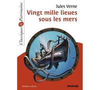 Roman d'aventures - Jules Verne - Vingt-Mille lieues sous les mers - Profondeurs - Capitaine Nemo