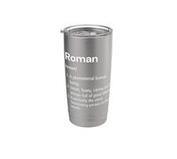 Roman Définition du nom Dictionnaire amusant Gobelet isotherme en acier inoxydable double paroi