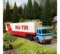 Roman Diesel, semi-remorque, jumbo fourgon, RO-TIR, Roumanie - HERPA 320696 - HO