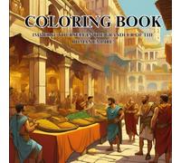 Roman Empire Coloring Book: Intricate Scenes of Gladiators, Temples, and Legends