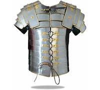 Roman Empire Lorica Segmentata Body Armour en acier avec garniture en laiton, cuivré, taille unique