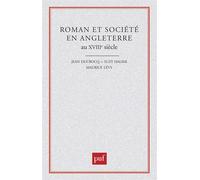 Roman et société en Angleterre au XVIIIe siècle - - Jean Ducrocq - Puf - Livre