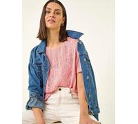 Roman Haut Roman Texture Fleuri Extensible