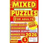 Roman Mixed Puzzles: 6x9 Activity Book for Adults and Teens, A Word Search, Number Search, Number fill, Sudoku, Maze and Crossword Puzzle, Volume 1