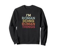 Roman Name Roman Personalized Name First Given Sweatshirt