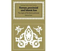 Roman, Provincial And Islamic Law