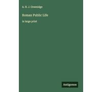 Roman Public Life: in large print