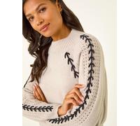 Roman Pull Roman Couverture en maille