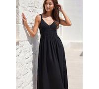 Roman Robe mi-longue Roman en crochet à bretelles Noir FR 48 (EU 46)