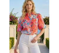 roman Roman Abstract Print Buttoned Blouse orange FR 42 (EU 40)
