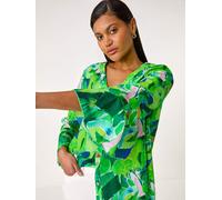Roman Roman Abstract Print Flared Blouse vert FR 42 (EU 40)