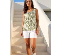 roman Roman Abstract Spot Print Button Vest vert FR 50 (EU 48)