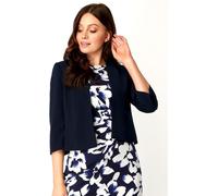 Roman Roman Blue 3/4 Sleeve Rochette Jacket