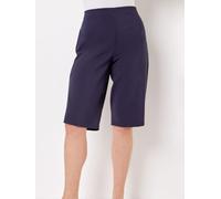 Roman Roman Blue Knee Length Stretch Shorts Blue 30-32