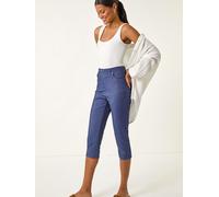 Roman Roman Blue Lift Sculpt Shape Cropped Trousers
