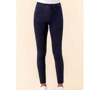Roman Roman Blue Ultimate Stretch Elastic Waist Denim Leggings