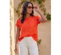 roman Roman Buttoned Back Shell Top orange FR 44 (EU 42)