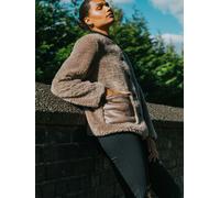 roman Roman Faux Fur Borg Pocket Front Jacket Brun FR 48 (EU 46)
