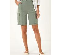 Roman Roman Green Cargo Pocket Stretch Shorts Green EU 40 (UK 12)