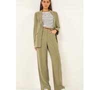 Roman Roman Green Sandlinen Belted Trousers