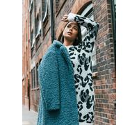 Roman Roman Grey Animal Print Knitted Dress Grey EU 44 (UK 16)