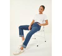 Roman Roman Indigo Blue Petite Turn Up Pocket Denim Trousers