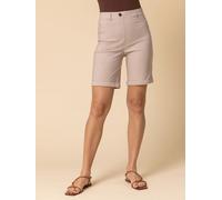 Roman Roman Natural Turned Hem Stretch Shorts Natural EU 42 (UK 14)