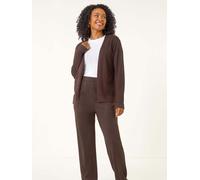 Roman Roman Petite Plain Stretch Cardigan Brun FR 42 (EU 40)
