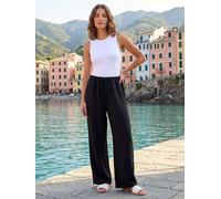 Roman Roman Petite Pull On Woven Trousers Noir FR 48 (EU 46)