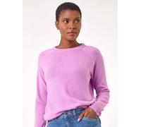 Roman Roman Plain Soft Crew Neck Jumper Rose FR 42 (EU 40)