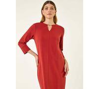 Roman Roman Red Keyhole Chain Shift Dress Red EU 40 (UK 12)