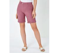 Roman Roman Rouge Turned Hem Stretch Shorts Rouge EU 46 (UK 18)