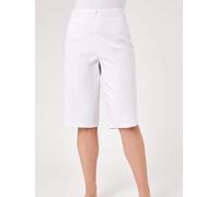 Roman Roman White Knee Length Stretch Shorts White EU 58-60 (UK 30-32)