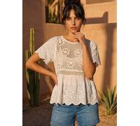 Roman Tunique Roman Fleuri au crochet