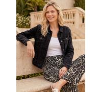 roman Veste en jean de coton style romain classique Noir FR 50 (EU 48)