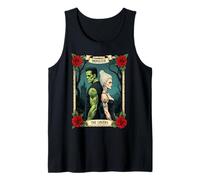 Romance Frankenstein The Lovers Tarot Vintage Halloween Vibe Débardeur